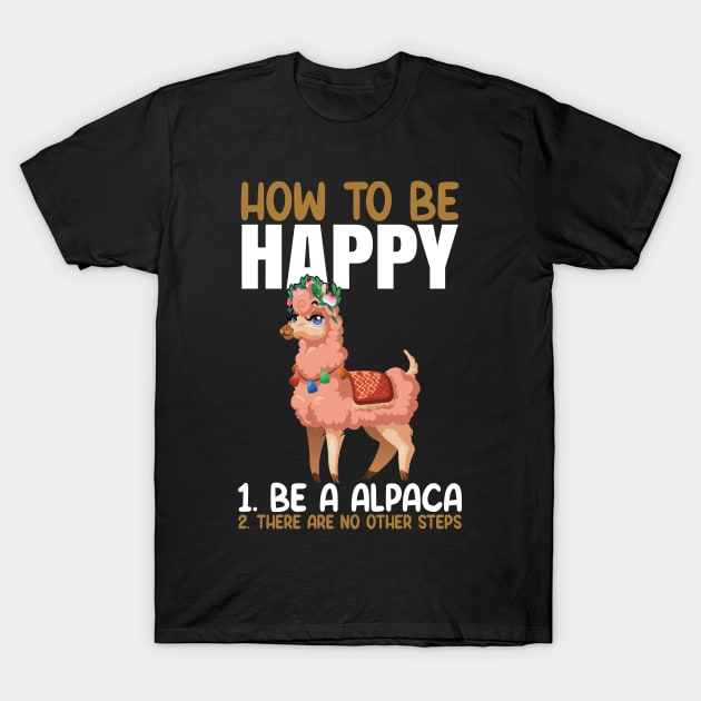 Funny Alpaca Lover T-Shirt by reginaturner